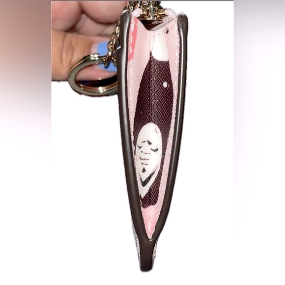 Pink Champagne Kate Spade Laurel Way Bitsy Card Holder - Picture 7 of 10
